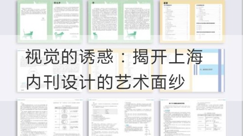 视觉的诱惑：揭开上海内刊设计的艺术面纱